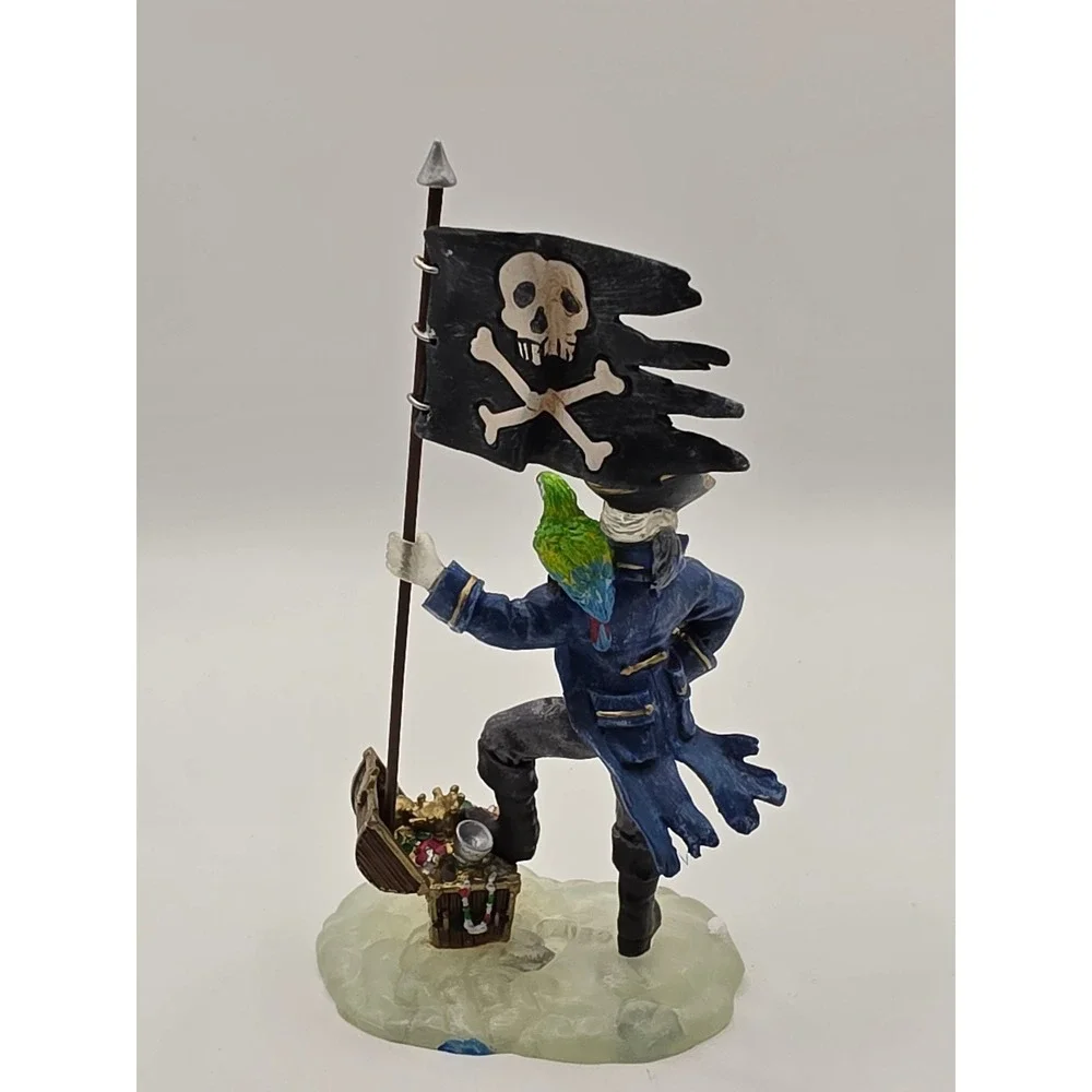 Dept 56 Snow Village Halloween‎ Captain Black Bart's Ghost Pirate 56.55149 Boxed